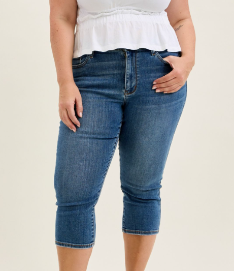 high waisted curvy dress pants Gabardine Bootcut Pant | Curvy Fit main image 1